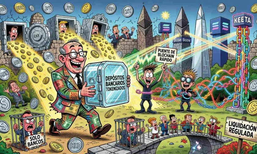 Keeta y LayerZero llevan depósitos bancarios tokenizados a Ethereum, Solana y Base