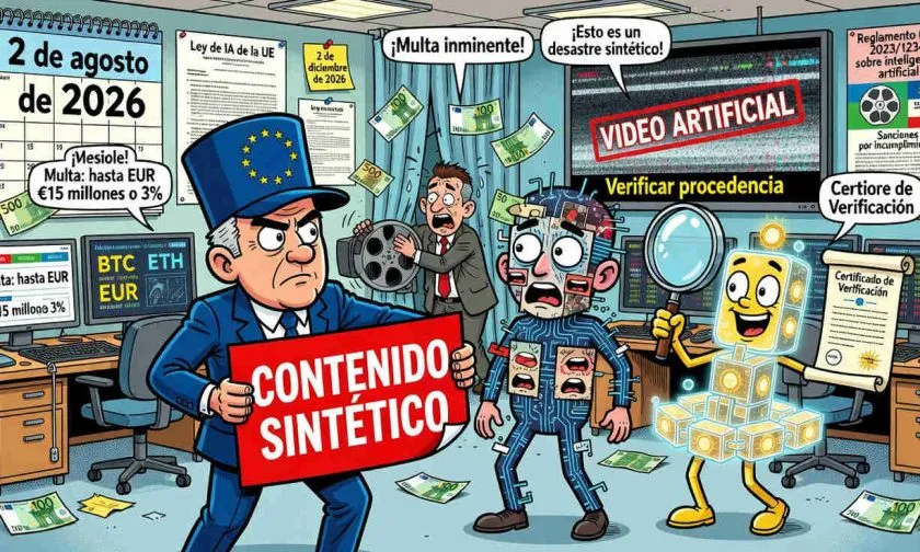 La UE exigirá etiquetar los deepfakes y la blockchain podría convertirse en la clave del cumplimiento