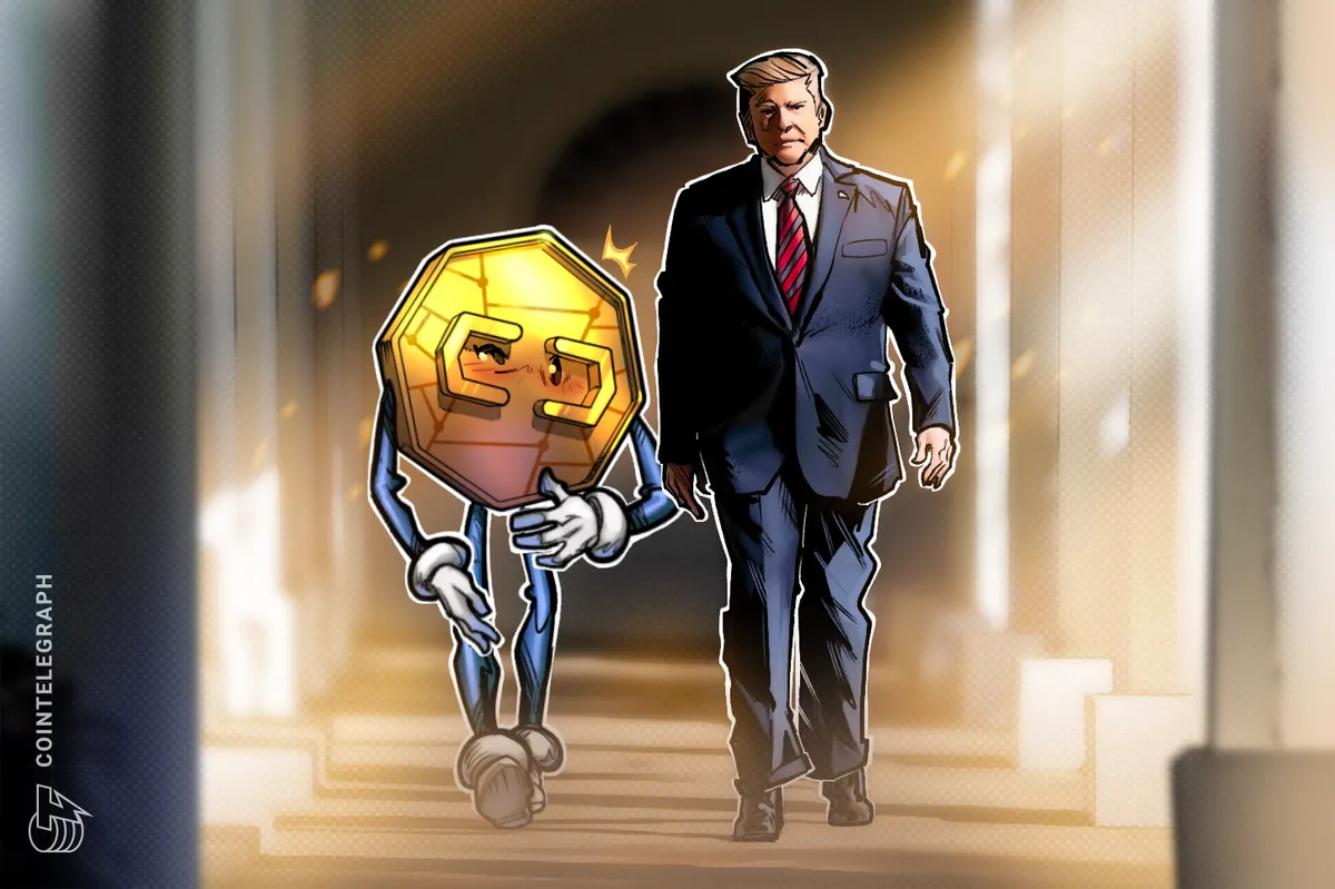Trump diz que se tornou 'um grande defensor das criptomoedas' em parte por motivos políticos