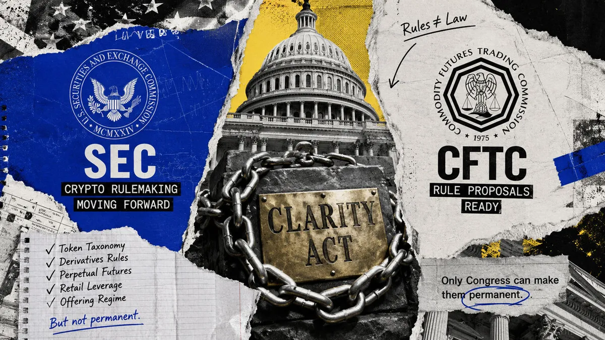 SEC and CFTC aim to finalize crypto regulations without Congressional approval