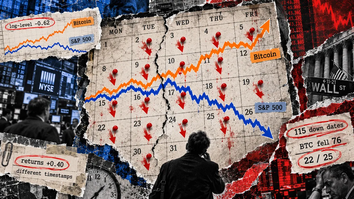 Bitcoin hits lowest S&P 500 correlation in ten years despite positive daily data