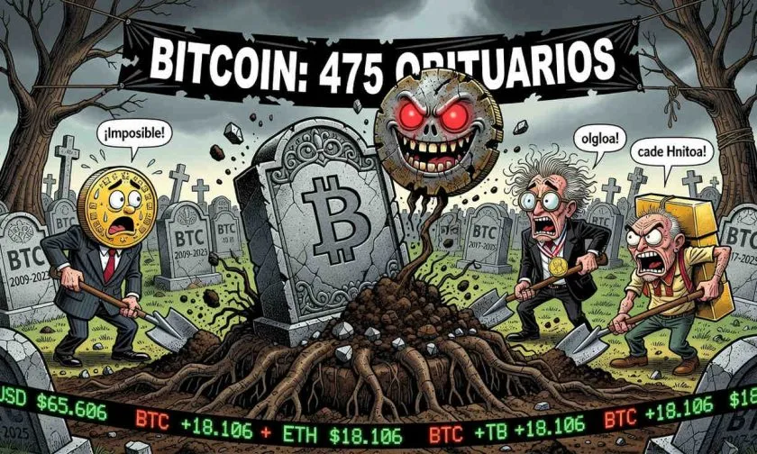 Bitcoin sigue vivo tras 21 obituarios en 2026 y supera los USD $60.000