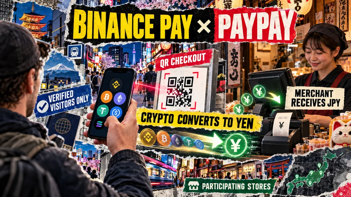 Japan's largest payment network now accepts crypto through Binance Pay