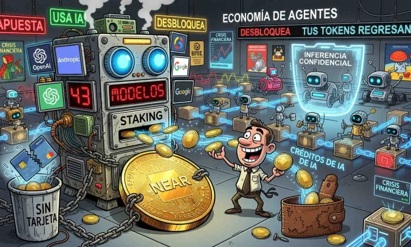 NEAR convierte el staking en créditos para servicios de IA sin tarjetas de crédito