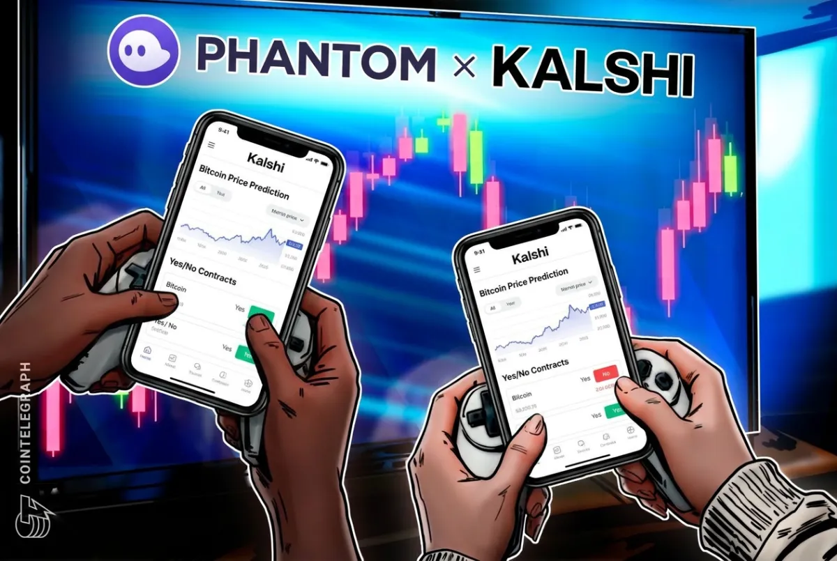 A Phantom lança mercados de previsão da Kalshi para usuários dos EUA