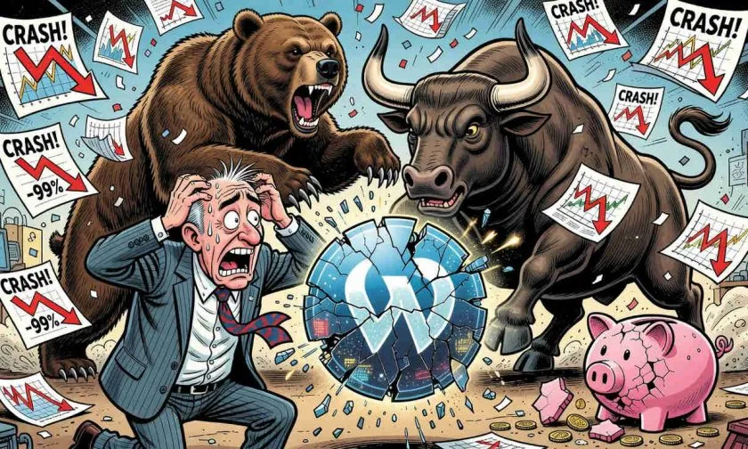 Worldcoin (WLD) se hunde un -6.14% y profundiza su tendencia bajista tras caer -35% en 14 días
