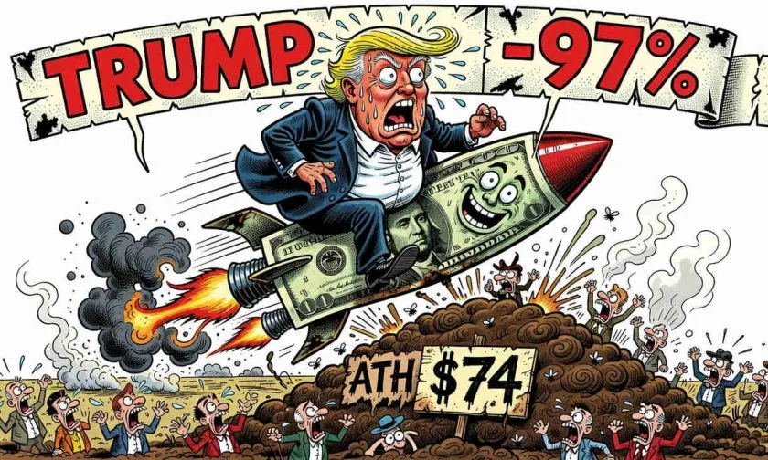 El token TRUMP se derrumba un 97% desde su máximo: ¿fin de ciclo o trampa para osos?