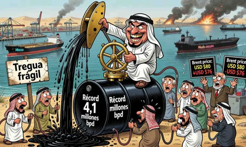 Producción petrolera de EAU marcó récord en junio, según la AIE