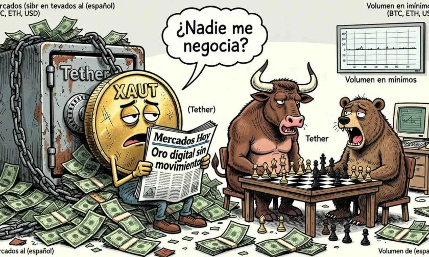 Tether Gold (XAUT) muestra un soporte de hierro mientras el volumen toca mínimos – ¿se avecina un quiebre?