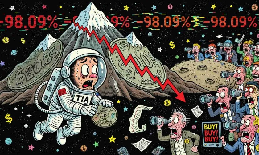 Celestia ($TIA) consolida sobre medias móviles tras repunte del 40% mensual