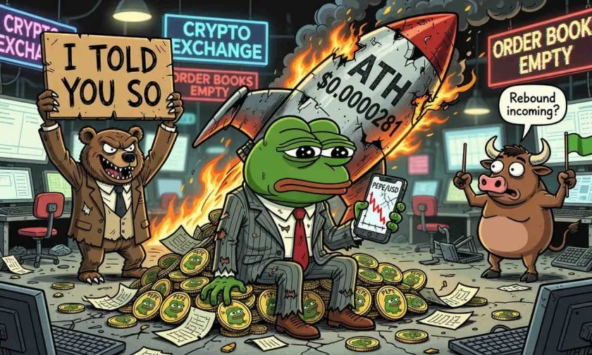 PEPE se aferra a los $0.0000028 mientras el mercado meme se desinfla