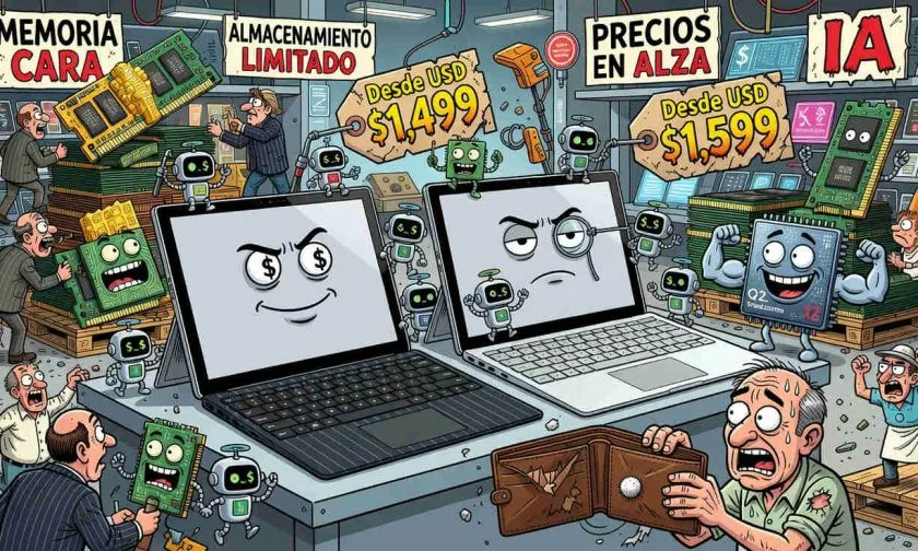 Microsoft lanza nueva línea de computadoras Surface con precios más altos por culpa de la IA