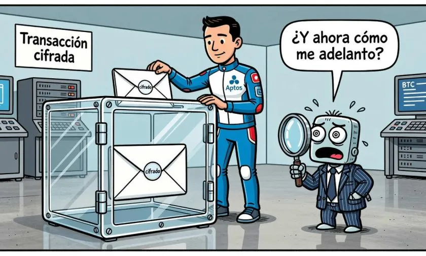 Aptos despliega transacciones cifradas en su red principal contra los bots