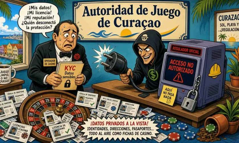 Hackeo al regulador de Curaçao amenaza con exponer datos de criptocasinos