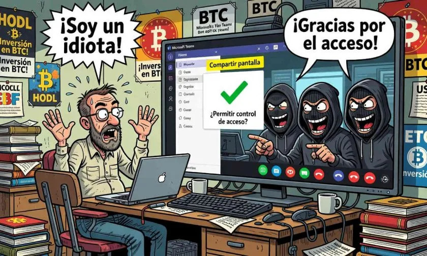 Tone Vays es hackeado durante una entrevista falsa en Microsoft Teams