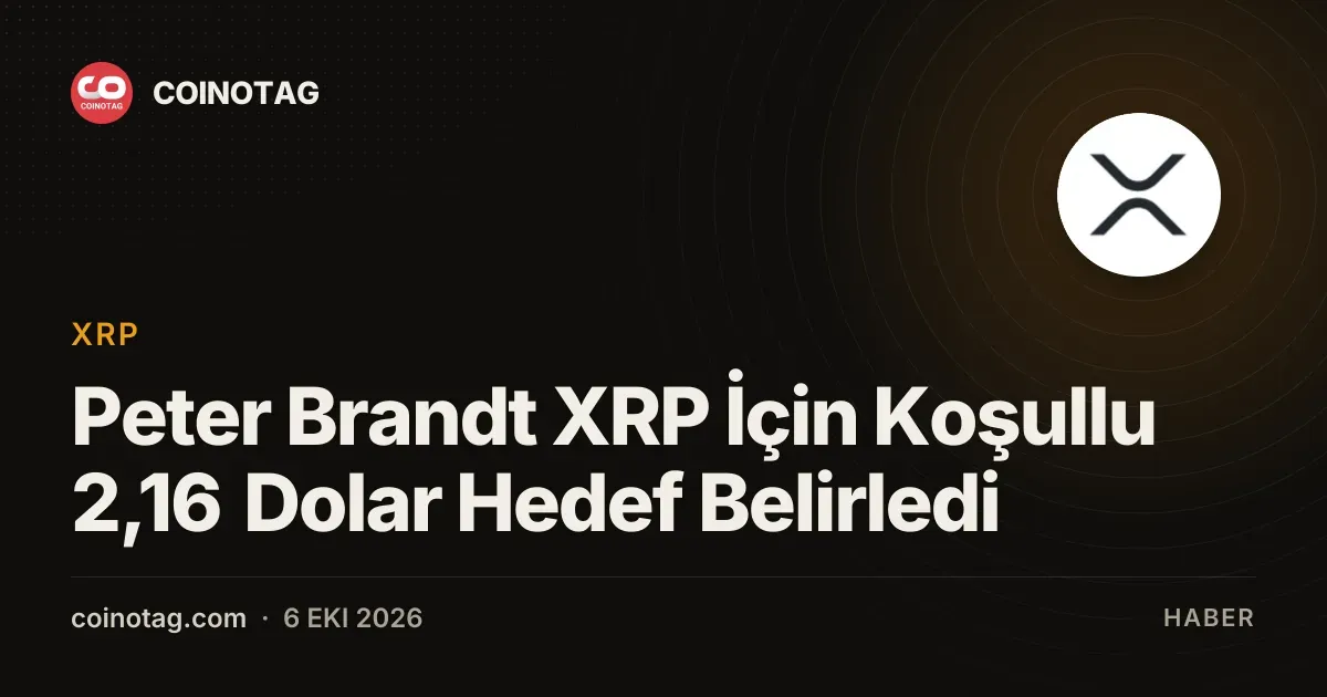 Peter Brandt XRP için 2,16 dolar hedefini üst arz engeliyle belirledi