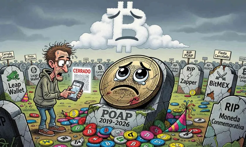 POAP cierra: el protocolo de prueba de asistencia se despide tras 5 años