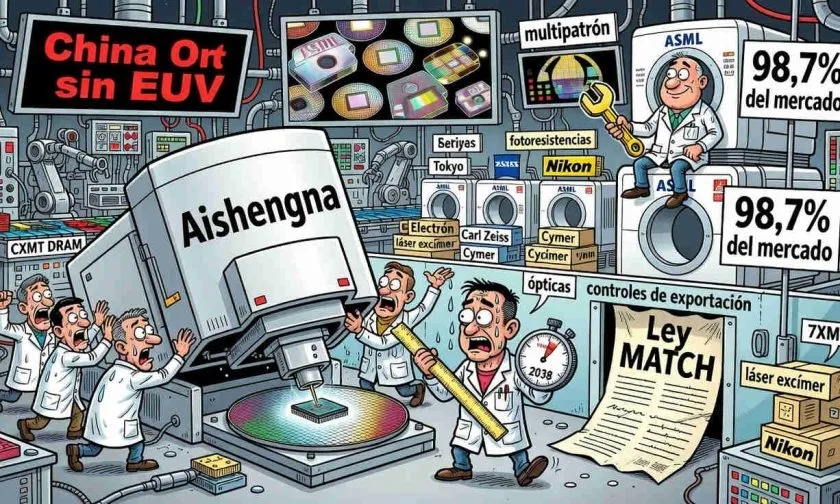 China identifica a Aishengna como fabricante de sus primeros escáneres DUV de inmersión