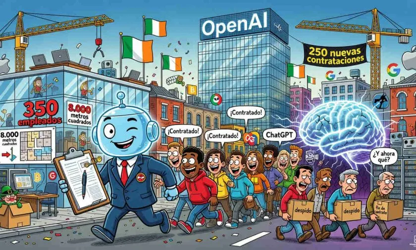 OpenAI triplicará su plantilla en Dublín y llevará su sede europea a 350 empleados