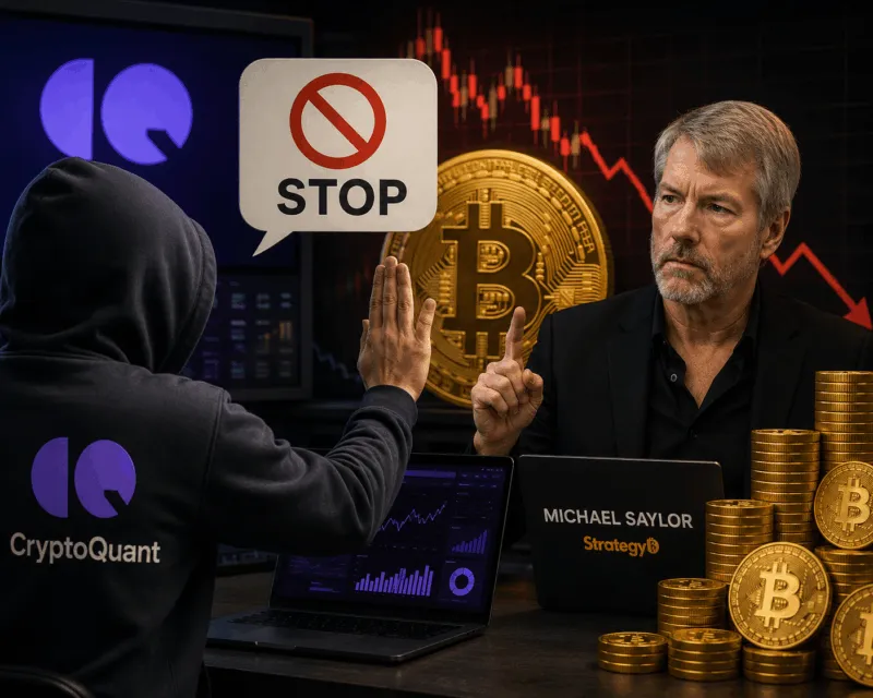 CryptoQuant Minta Michael Saylor Stop Beli Bitcoin, Ada Apa?