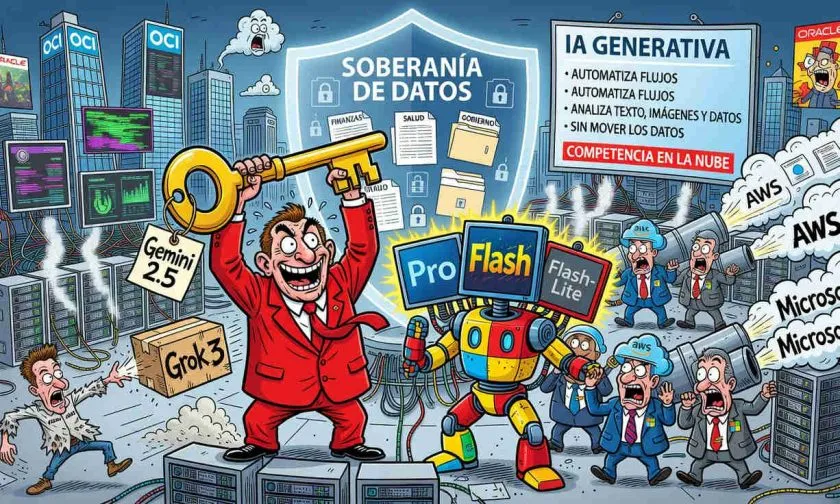 Oracle integra Gemini 2.5 y eleva la competencia por la inteligencia artificial en la nube