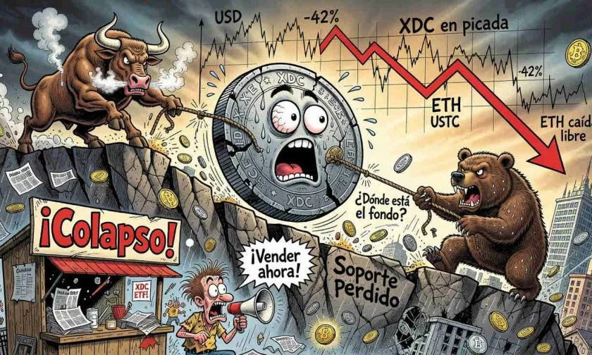 XDC sube 2,28% pero enfrenta un contexto técnico complicado
