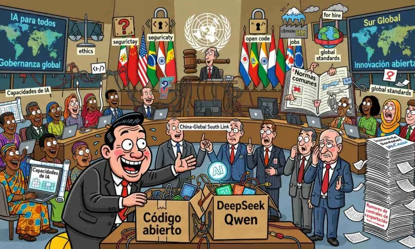 China respalda la IA de código abierto ante la ONU y pone en duda rumores de controles