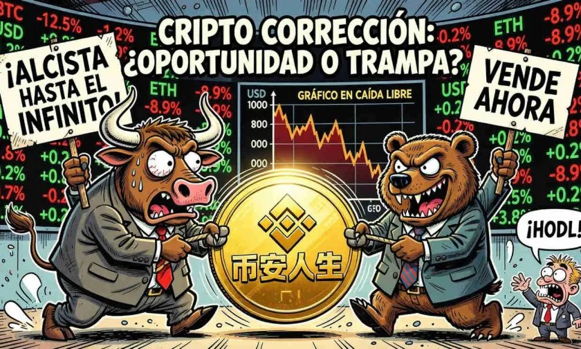 币安人生 sufre caída del 0,82% en 24 horas y volumen se desploma un 37,5%