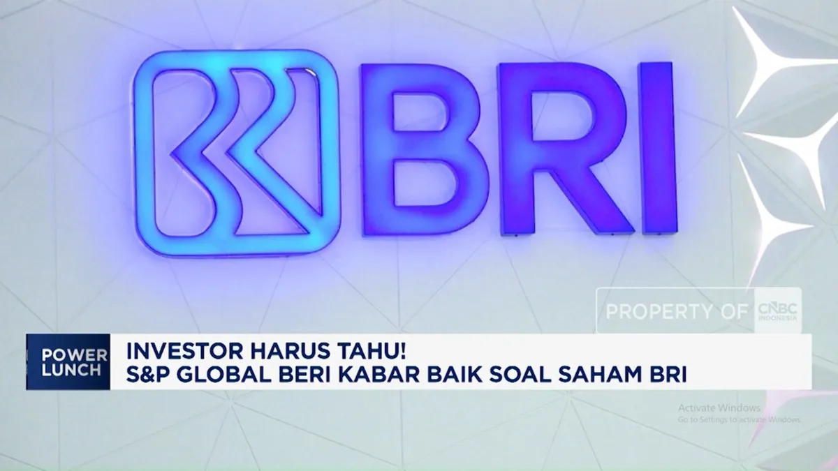 SdanP Global umumkan kabar baik untuk saham BRI bagi investor