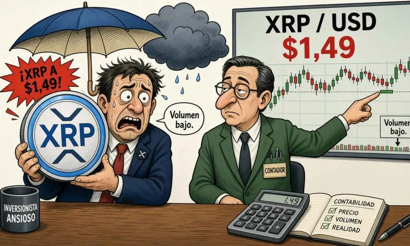 XRP muestra avance diario del 0,98% pero su volumen se mantiene débil