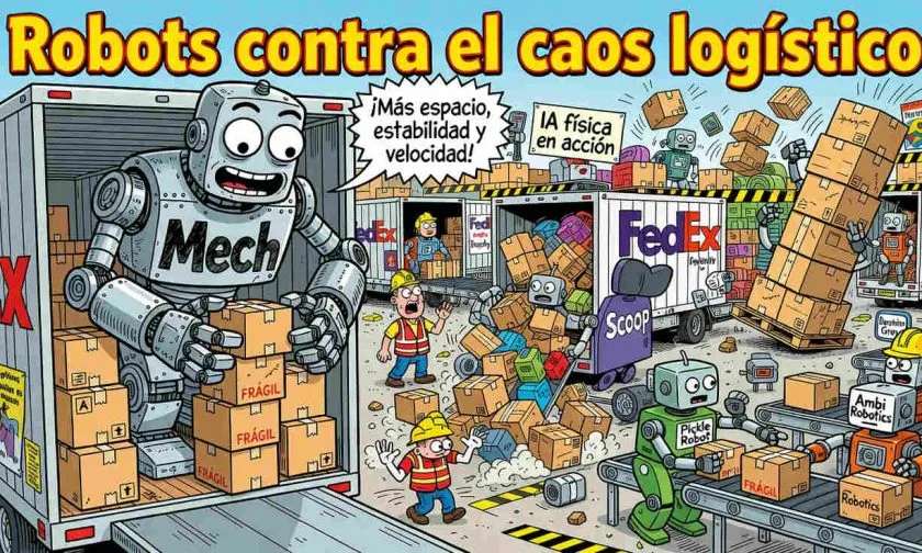 FedEx prueba robots con IA para cargar remolques y transformar sus centros logísticos