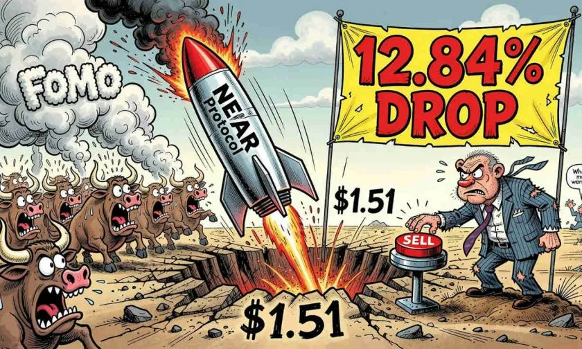 NEAR pierde un 12.84% en horas y amenaza con romper soportes clave: ¿Fin del rally o simple corrección?