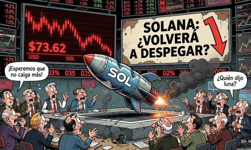 Solana (SOL) sube 0,44% a USD $73,62: ¿inicia una corrección o rebote técnico?