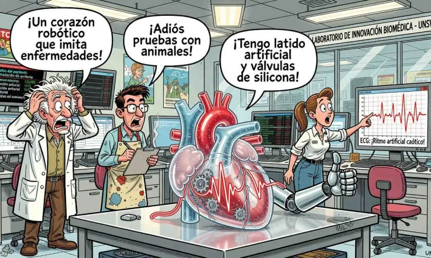 Corazón robótico suave de la UNSW simula enfermedades cardíacas para pruebas médicas
