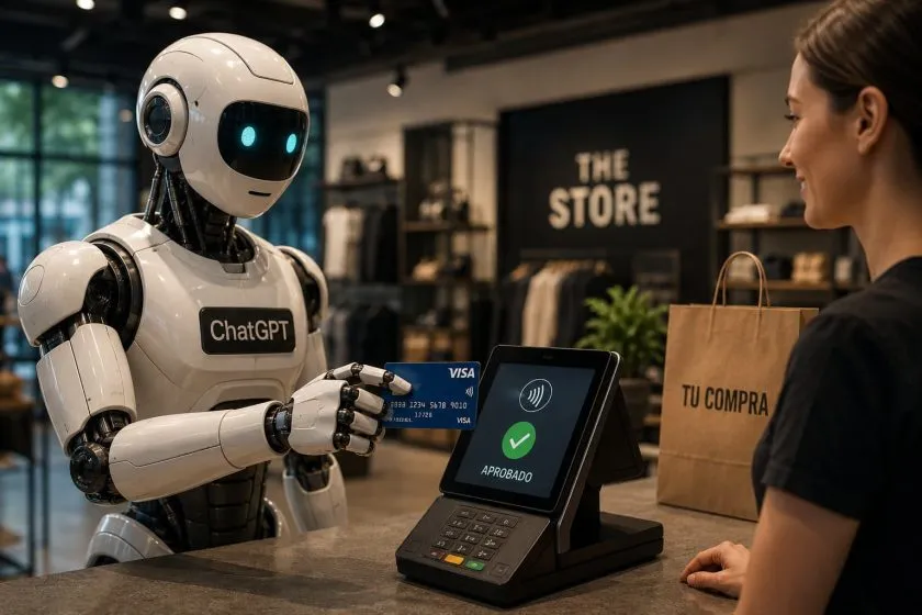 OpenAI y Visa activan pagos para agentes IA: ChatGPT ya puede comprar por los usuarios