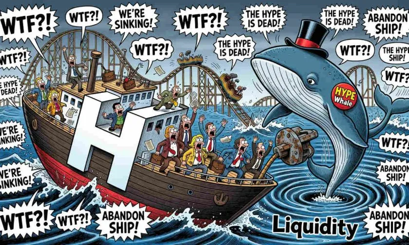 HYPE se desploma 14,7% en un día: ¿se acabó el rally de Hyperliquid?