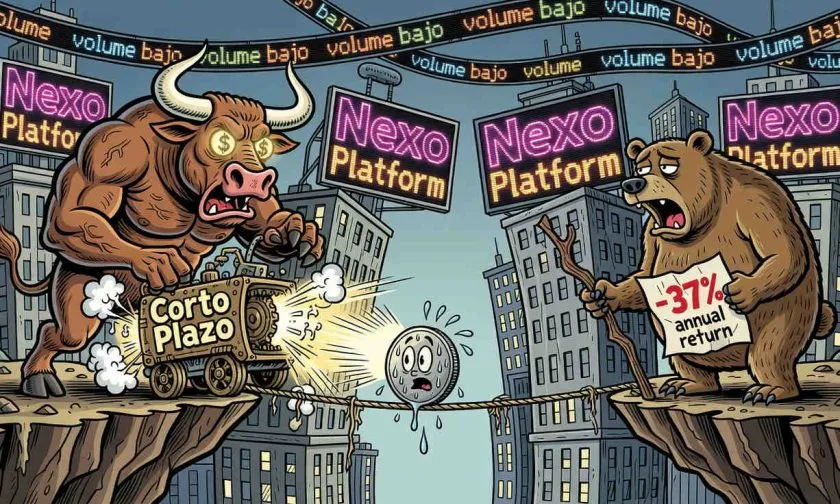Nexo se aferra a los $0,76 en medio de una sequía de volumen: ¿oportunidad o trampa?