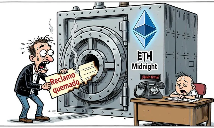 Fallo en la bóveda de Ethereum de Midnight destruye fondos sin reembolso