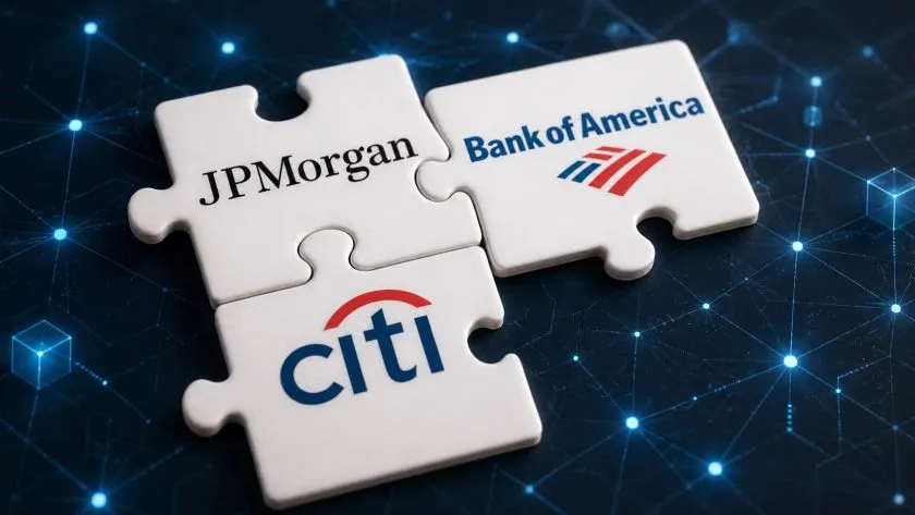 JPMorgan, Bank of America y Citi construyen red tokenizada para frenar stablecoins