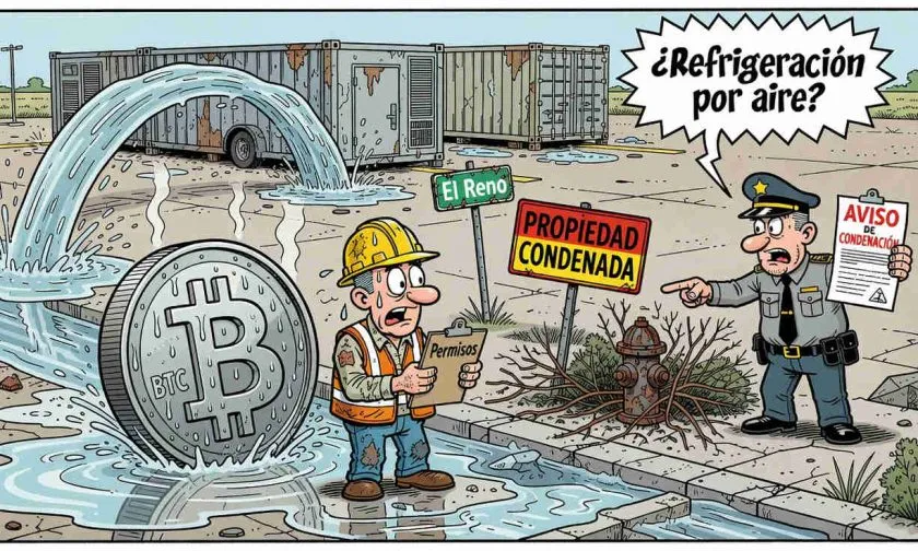 Operación de minería de Bitcoin en Oklahoma es condenada tras fuga de más de 3 millones de galones