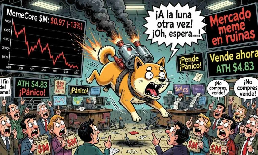MemeCore ($M) se desploma 13%: ¿el fin del rally meme?