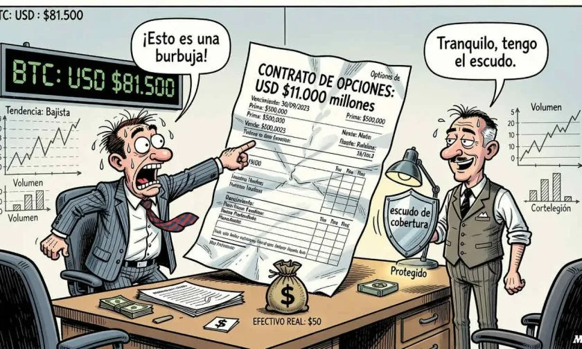 El vencimiento de 11.000 millones en opciones de Bitcoin define coberturas sin cambiar manos