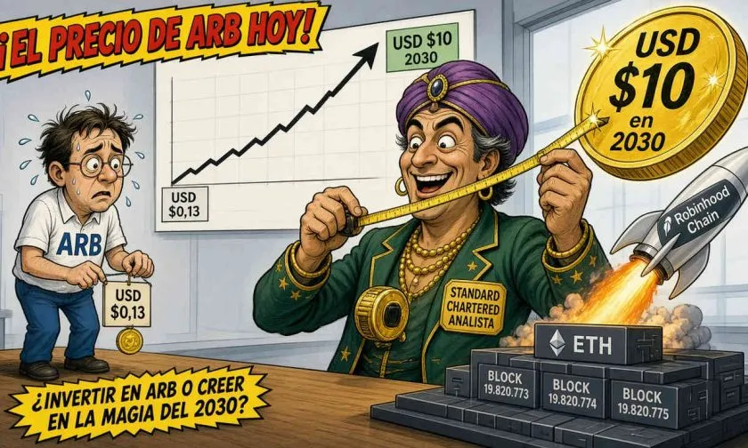 Standard Chartered establece objetivo de USD $10 para ARB hacia 2030