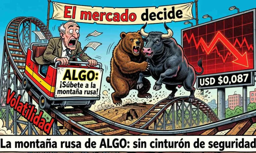 Algorand (ALGO) pierde 2,35% mientras enfrenta presión vendedora continua