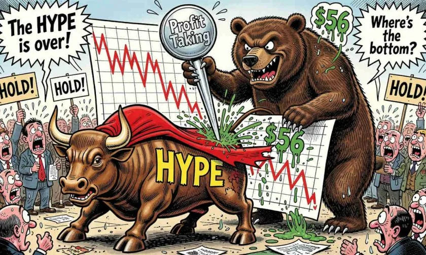 HYPE se desploma un 25% desde máximos históricos en una semana de liquidaciones masivas