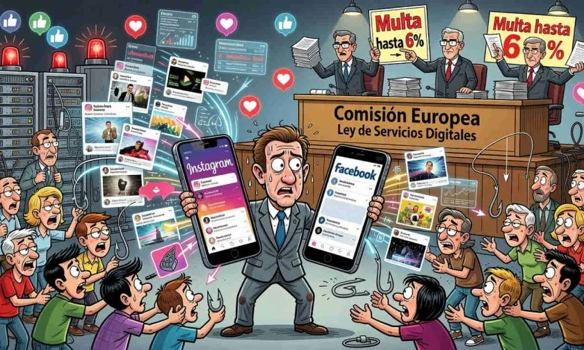 Meta habría violado la ley digital de la UE por diseños adictivos en Instagram y Facebook