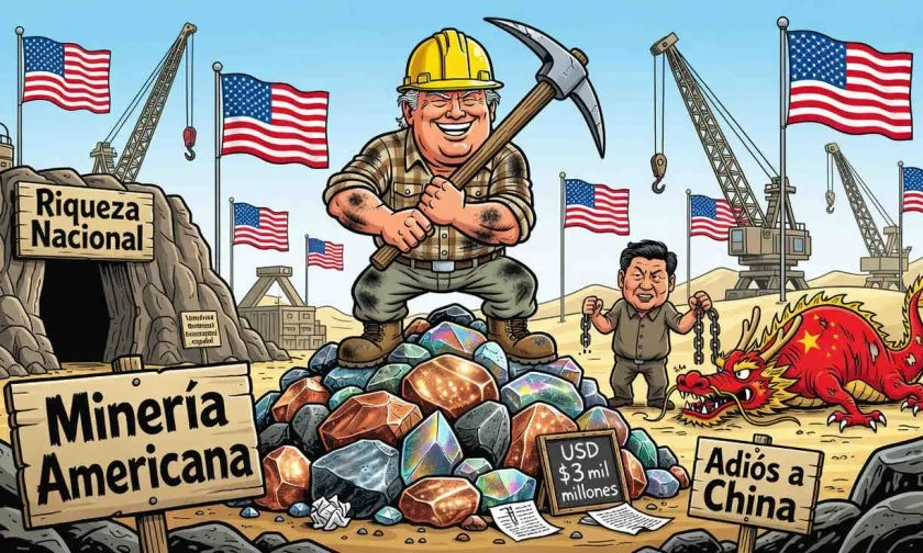 Inversión de USD $3 mil millones en minerales críticos busca disminuir dependencia de China