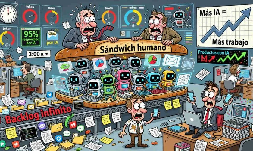 La paradoja de la automatización con IA: por qué los agentes están creando más trabajo humano
