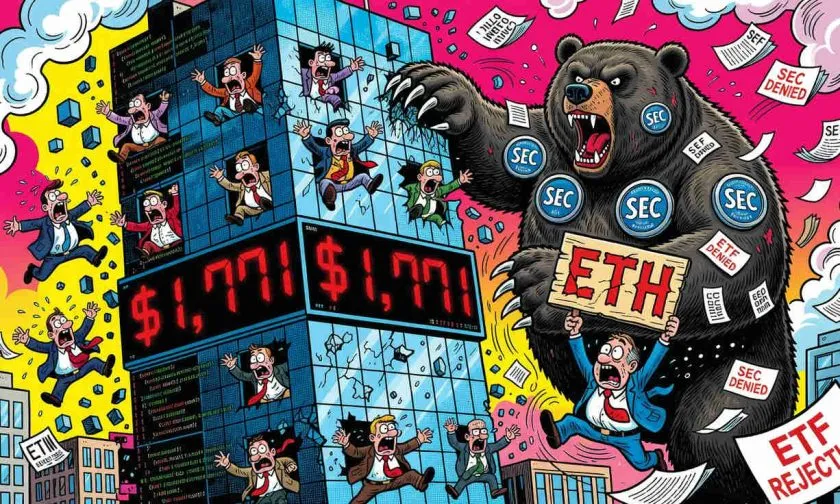 Ethereum ($ETH) se desploma un 3,66% y pierde los $1.800: ¿busca fondo o se profundiza la corrección?