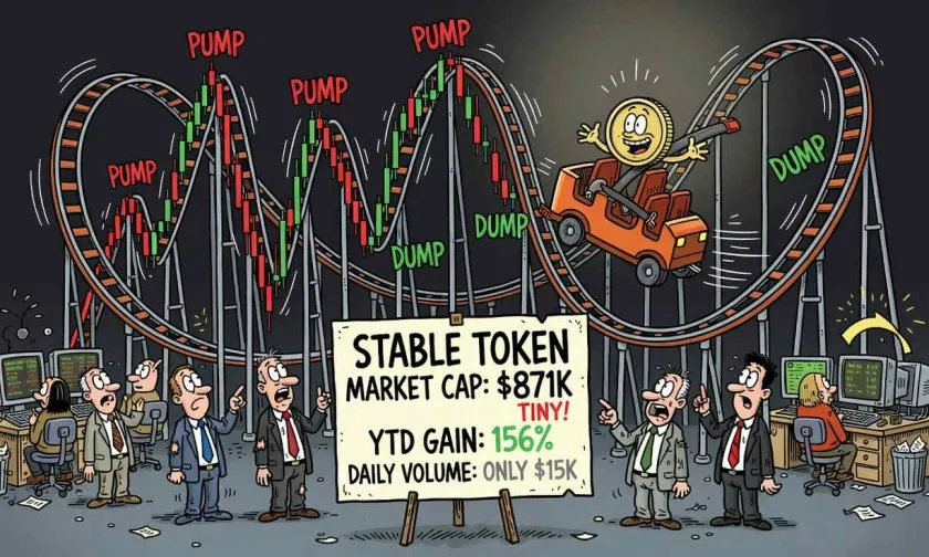 Stable ($STABLE) consolida tras rally de 156% YTD en mercado de bajo volumen el 11 de julio de 2026
